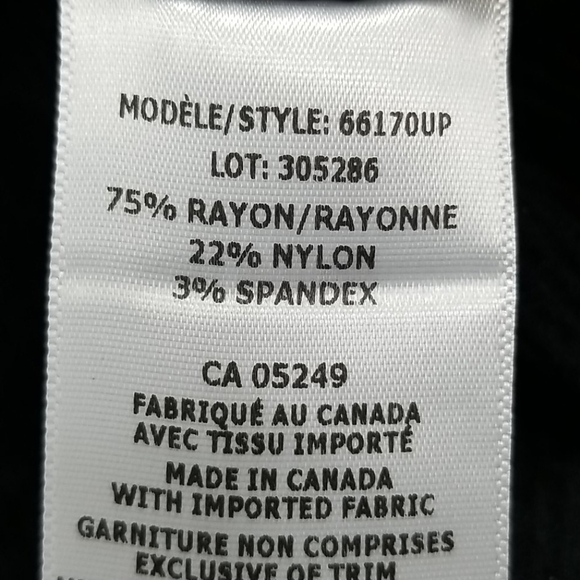 UP! Slimming Tummy Control Black & Gray Camo leggings /pants Curved Hem 12 - Picture 11 of 12